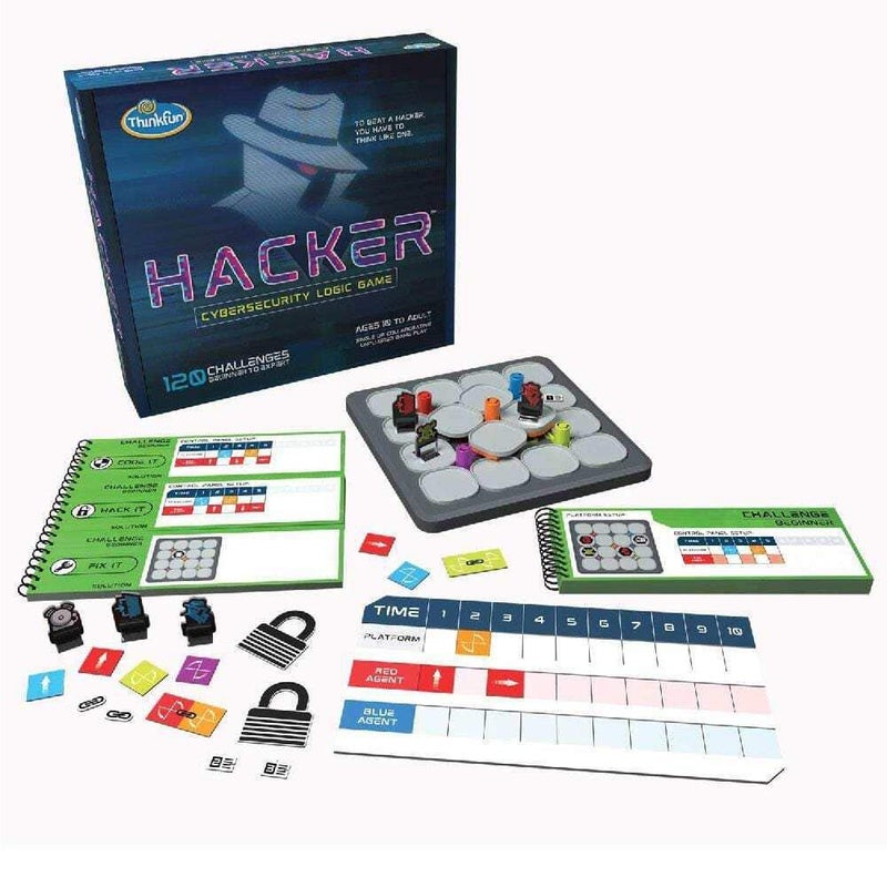 thinkfun Think Fun Hacker Cybersecurity Coding Game and STEM Toy for Boys and Girls Age 10 and Up, Multicolor - Image 2